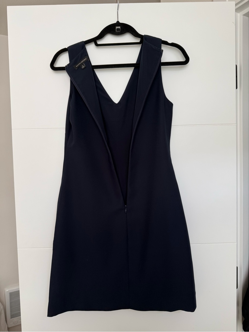 Banana republic Navy V-Neck Sleeveless Mini Dress - Picture 2 of 6